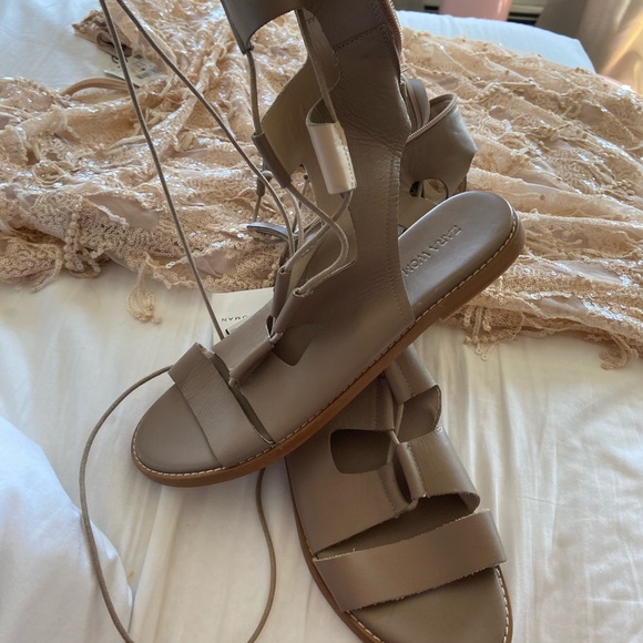 NWT Zara gladiator sandals nude sexy for summer - Picture 2 of 5